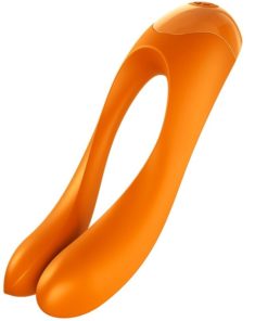 SATISFYER CANDY CANE FINGER VIBRATOR BLACK