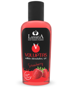 INTIMATELINE LUXURIA - VOLUPTAS EDIBLE MASSAGE GEL WARMING EFFECT - STRAWBERRY 100 ML