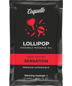 COQUETTE CHIC DESIRE - POCKET LOLLIPOP KISSABLE MASSAGE OIL HEATING SENSATION 10 ML
