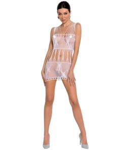 PASSION - WOMAN BS090 WHITE BODYSTOCKING ONE SIZE