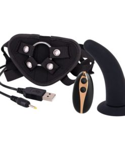 SEVEN CREATIONS - STRAP ON HARNESS WITH DILDO 125 CM