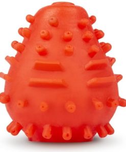 G-VIBE - REUSABLE TEXTURED MASTURBATOR EGG RED