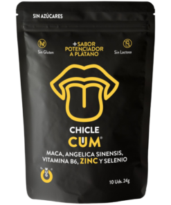 WUG SEX SENSE - CUM EJACULATION INCREASE GUM  SEMEN BANANA FLAVOR 10 UNITS
