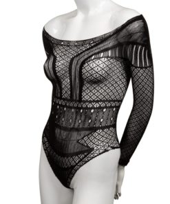 CALEXOTICS - SCANDAL SHOULDER BODY SUIT PLUS SIZE