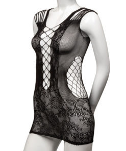 CALEXOTICS - PEEK-A-BOO MINI DRESS PLUS SIZE