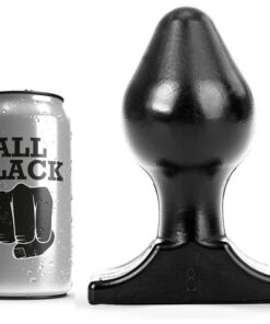 ALL BLACK - ANAL PLUG 16X8 CM