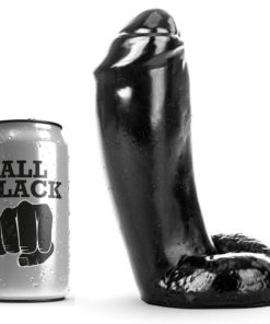 ALL BLACK - DILDO REALISTIC 18 CM
