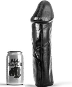 ALL BLACK - DONG 28 CM WITHOUT TESTICLES