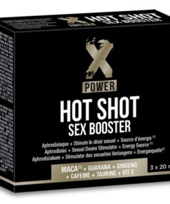 X POWER - HOT SHOT SEX BOOSTER INCREASE LIBIDO 3 X 20 ML