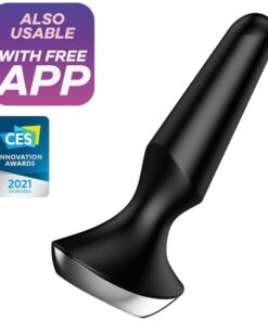 SATISFYER - PLUG ILICIOUS 2 PLUG VIBRATOR BLACK