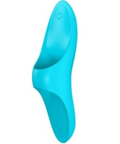SATISFYER - TEASER FINGER VIBRATOR BLUE LIGHT