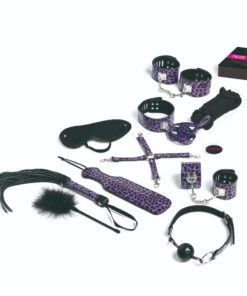 TEASE  PLEASE - SET 13 LILAC BONDAGE ACCESSORIES