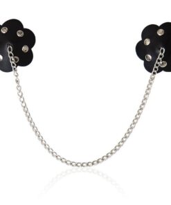 OHMAMA FETISH - PETAL NIPPLE SHIELD WITH CHAIN