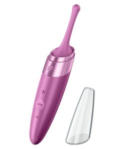 SATISFYER - TWIRLING DELIGHT CLIT TIP VIBRATOR PURPLE