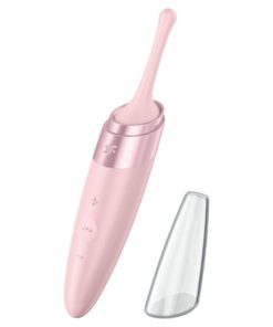 SATISFYER - TWIRLING DELIGHT CLIT TIP VIBRATOR PINK