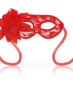 OHMAMA - MASKS MASKS WITH LACE AND RED FLOWER