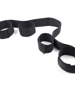 OHMAMA FETISH - SPREADER SOFT BAR FULL NYLON WRIST RESTRAINTS
