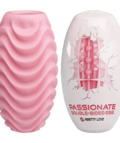 PRETTY LOVE - PINK DOUBLE SIDED MASTURBATOR EGG