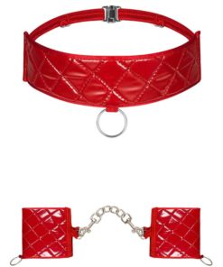 OBSESSIVE - HUNTERIA HANDCUFFS AND CHOKER