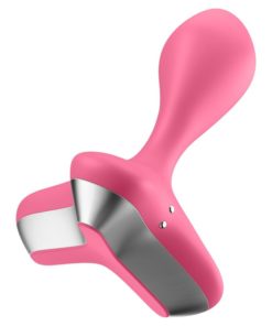 SATISFYER GAME CHANGER PLUG VIBRATOR - PINK