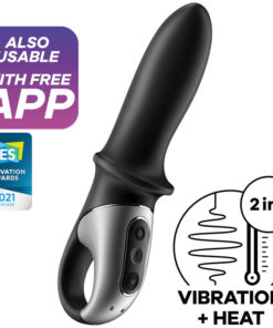 SATISFYER - HOT PASSION ANAL VIBRATOR APP BLACK