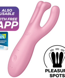 SATISFYER THREESOME 4 VIBRATOR APP - BLUE