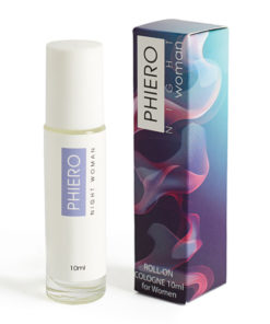 500 COSMETICS - PHIERO NIGHT WOMAN. PERFUME WITH PHEROMONES IN ROLL-ON FORMAT FOR WOMEN