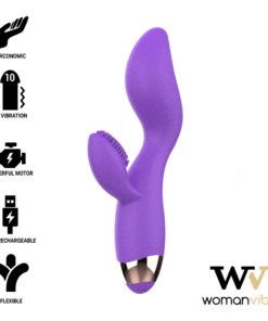 WOMANVIBE - DONNA RECHARGEABLE SILICONE VIBRATOR