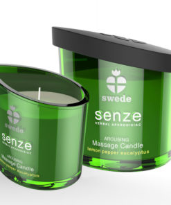 SWEDE - SENZE AROUSING MASSAGE CANDLE - LEMON, PEPPER, EUCALYPTUS