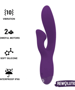 REWOLUTION - REWOFUN FLEXIBLE VIBRATOR WITH RABBIT