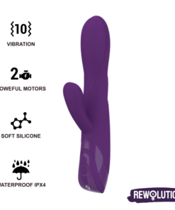 REWOLUTION - REWORABBIT FLEXIBLE VIBRATOR WITH RABBIT