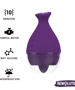 REWOLUTION - REWOLINGO VIBRATOR WITH TONGUE
