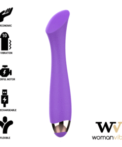 WOMANVIBE - MANDY "K" POINT SILICONE RECHARGEABLE VIBRATOR