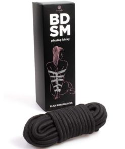 SECRETPLAY - BLACK BONDAGE ROPE BDSM COLLECTION