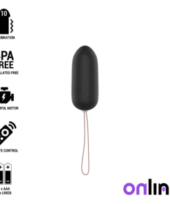 ONLINE - REMOTE CONTROL VIBRATING EGG L BLACK