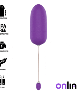 ONLINE - WATERPROOF VIBRATING EGG PURPLE