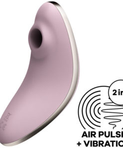 SATISFYER - VULVA LOVER 1 ESTIMULADOR Y VIBRADOR AZUL