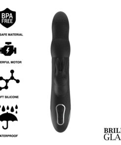 BRILLY GLAM- MOEBIUS RABBIT VIBRATOR  ROTATOR COMPATIBLE WITH WATCHME WIRELESS TECHNOLOGY