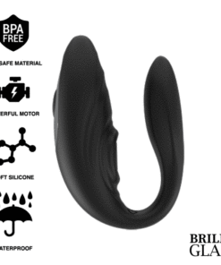 BRILLY GLAM - COUPLE PULSING  VIBRATING REMOTE CONTROL