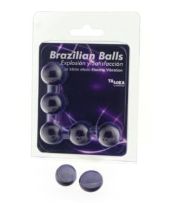 TALOKA - 5 BRAZILIAN BALLS ELECTRIC VIBRATING EFFECT EXCITING GEL