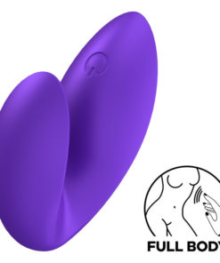 SATISFYER - LOVE RIOT VIBRADOR DEDAL MORADO