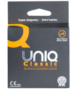 UNIQ - CLASSIC LATEX FREE CONDOMS 3 UNITS