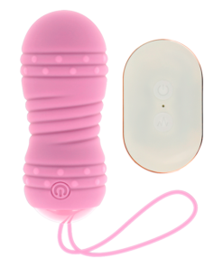 OHMAMA - REMOTE CONTROL EGG 7 MODES ROTATION PINK