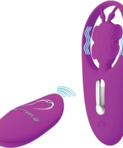 PRETTY LOVE - DANCING BUTTERFLY STIMULATOR FOR PANTIES WITH REMOTE CONTROL LILAC