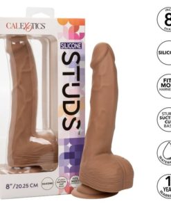 CALEXOTICS - SILICONE STUDS 20.32 CM BROWN