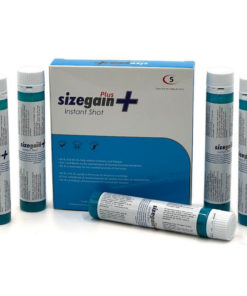 500 COSMETICS -SIZEGAIN PLUS INSTANT SHOT MALE ENERGIZER 5 UNITS