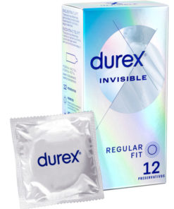 DUREX - INVISIBLE EXTRA THIN 12 UNITS