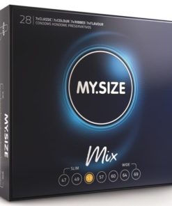 MY SIZE - MIX CONDOMS 53 MM 28 UNITS