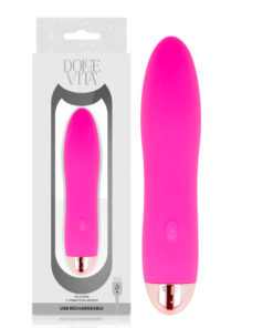 DOLCE VITA - RECHARGEABLE VIBRATOR FOUR PINK 7 SPEEDS