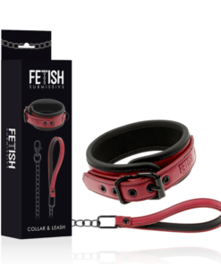 FETISH SUBMISSIVE DARK ROOM - NEOPRENE LINING CHAIN NECKLACE